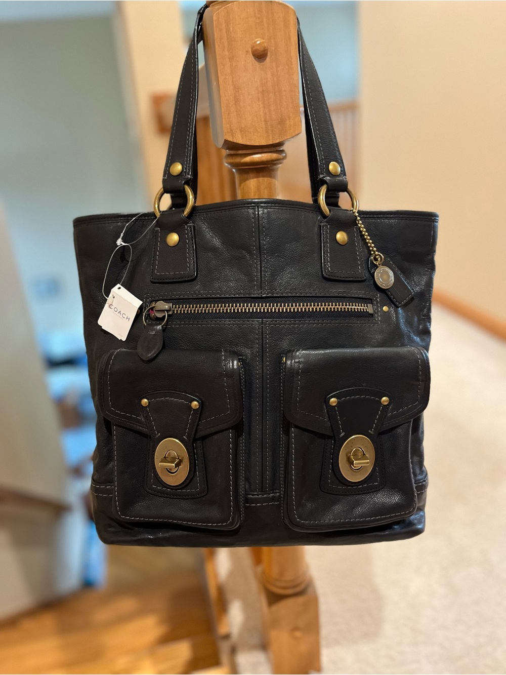Coach Legacy Gigi XL Tote 65th Anniversary Edition Black Vintage Style 11131 NWT